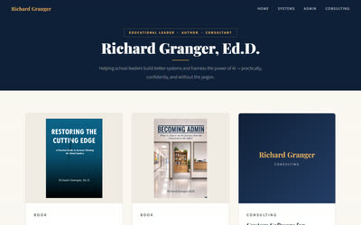 Richard Granger, Ed.D. landing page