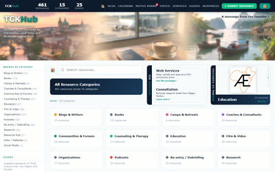 TCK Hub landing page